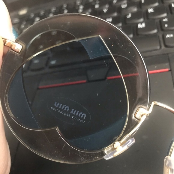 Miu Miu OVER LAPPING GAME SMU01S Azure/blue - Picture 8 of 12